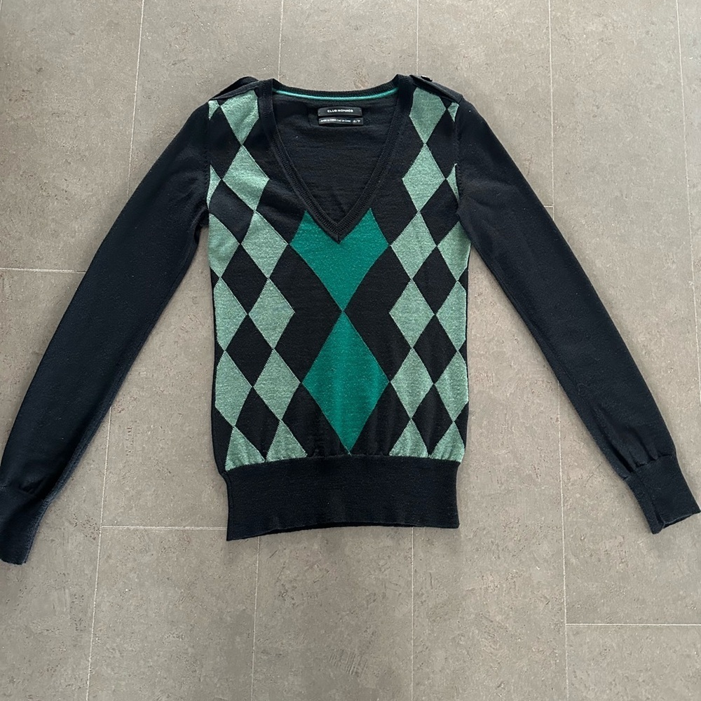 Club Monaco V-Neck Sweater XS